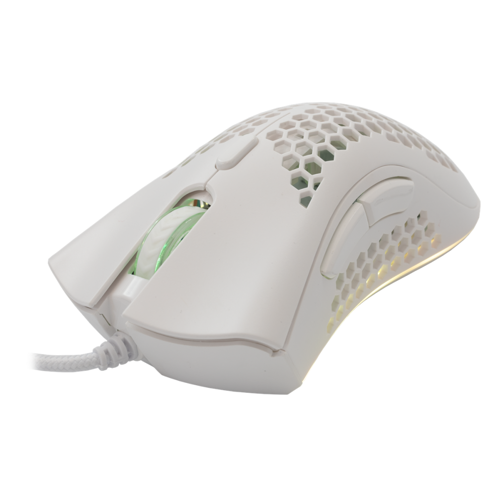 Souris Gaming Baracuda BGM-031 CORAL / Blanc