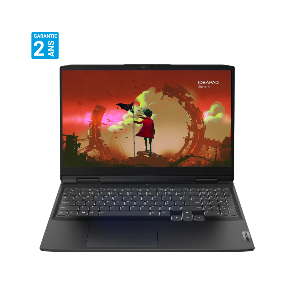 PC Portable Gamer Lenovo IdeaPad Gaming 3 15ARH7 / Ryzen 5 7535HS / RTX 4050 6G 32 Go DDR5 / 512 Go SSD / Windows 11 / Gris