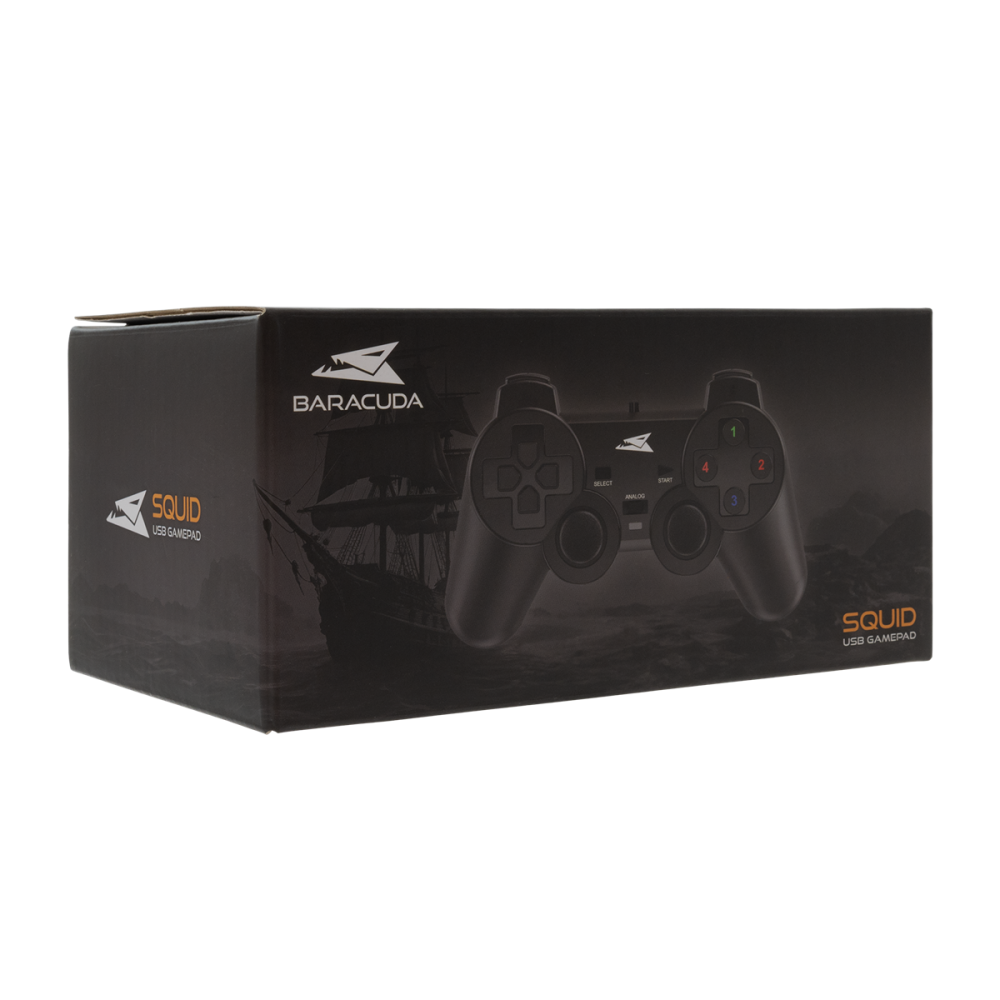 Manette de jeux Baracuda BGP-011 GAMEPAD SQUID / Noir