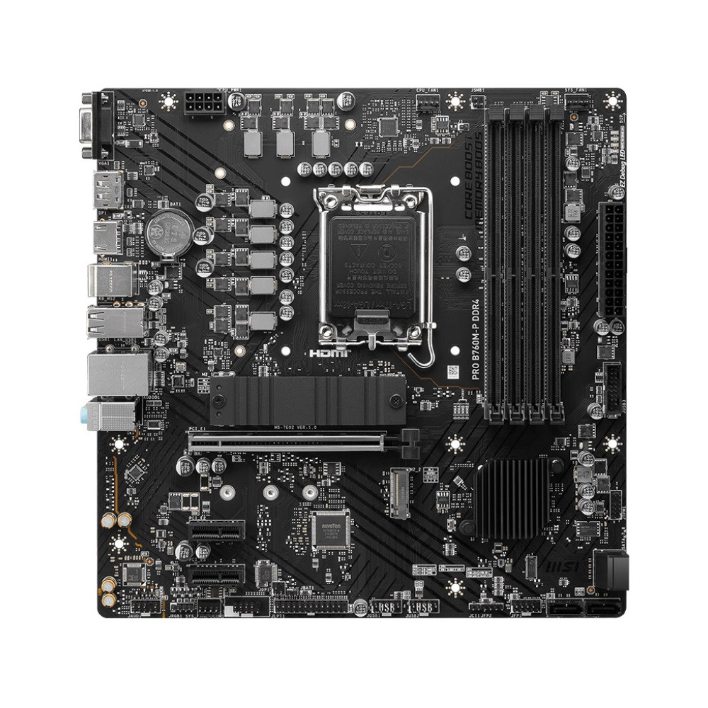 Carte mère MSI PRO B760M-P / Micro-ATX / DDR4
