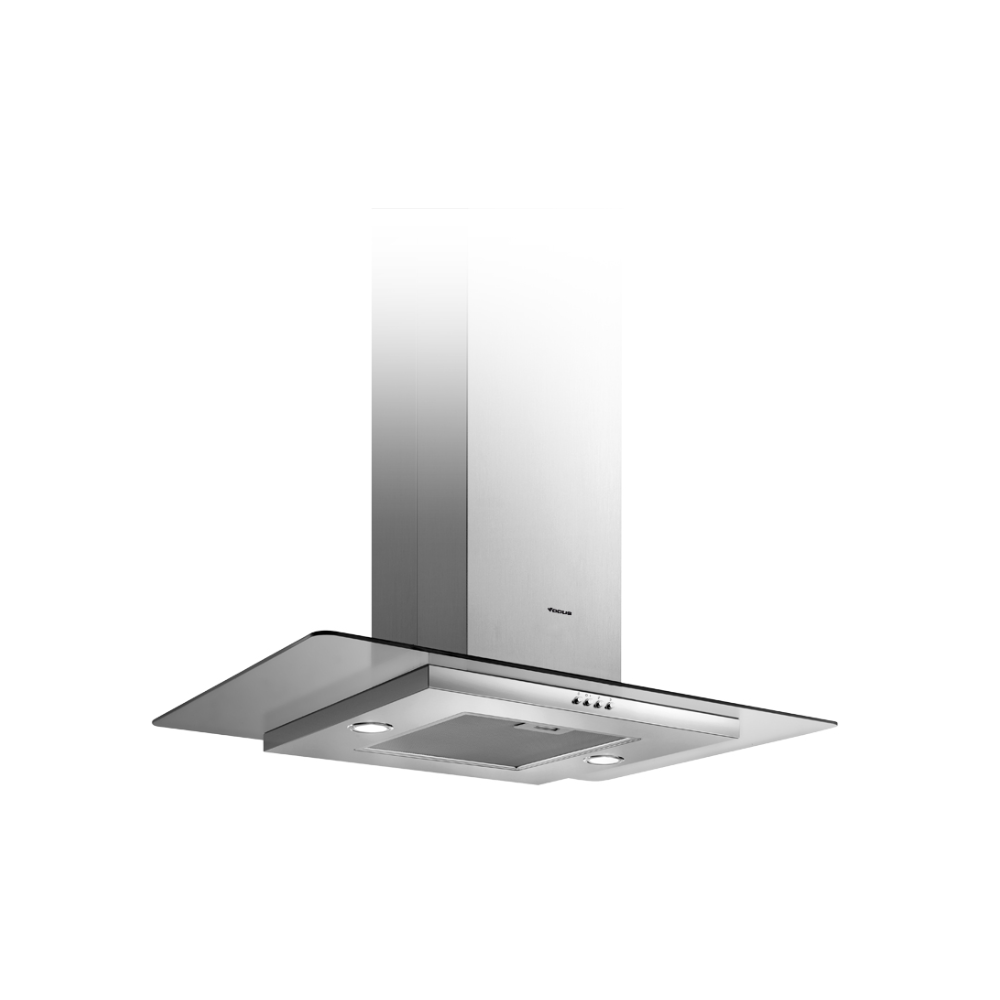 Hotte Centrale FOCUS  Tactile Vitro / 90 cm / Inox
