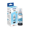 Bouteille d'encre Originale EPSON ECOTANK 108 / CYAN LIGHT