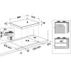 PLAQUE DE CUISSON ARISTON PCN 642 IX/A / 60 CM / EMAILLEE / INOX