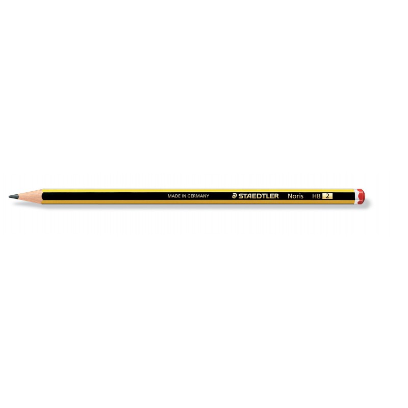 CRAYON GRAPHITE STAEDTLER NORIS HB 2 / NOIR