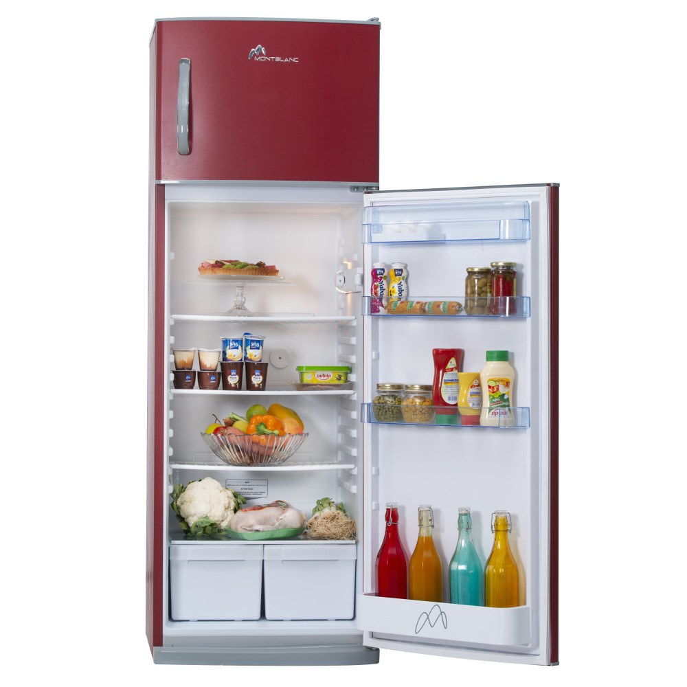 Réfrigérateur MONTBLANC De Frost Double Portes 300 Litres / Rouge