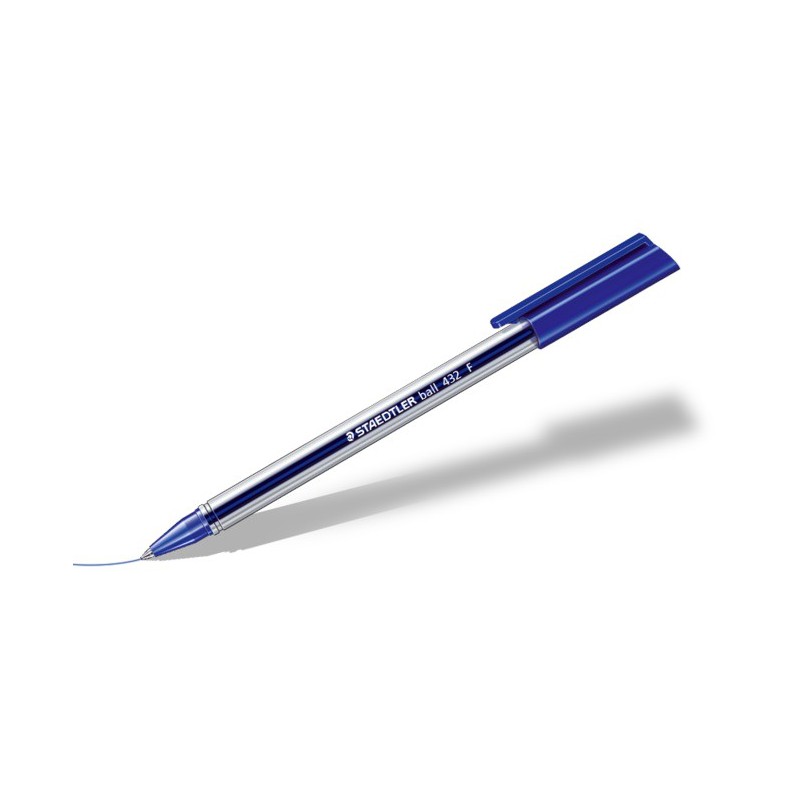 Stylo à bille triangulaire Staedtler 432 M / Bleu