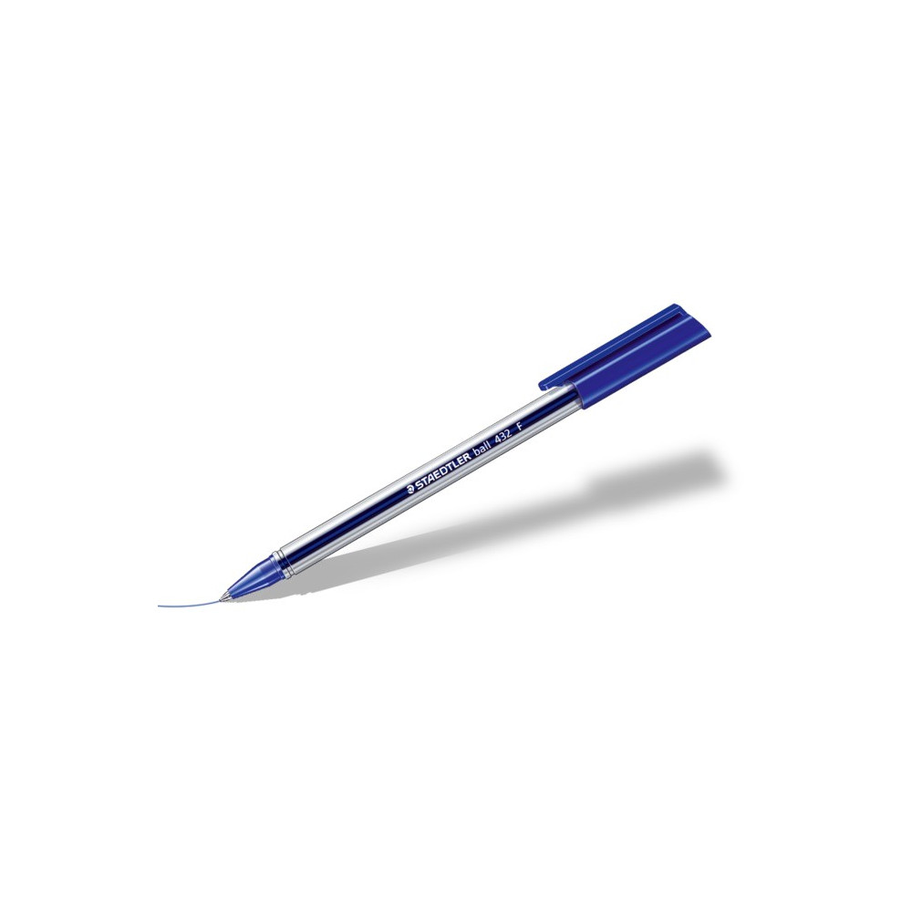 Stylo à bille triangulaire Staedtler 432 M / Bleu
