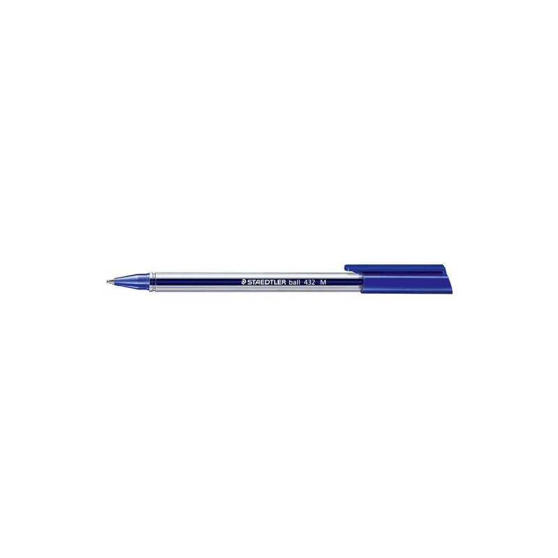 Stylo à bille triangulaire Staedtler 432 M / Bleu