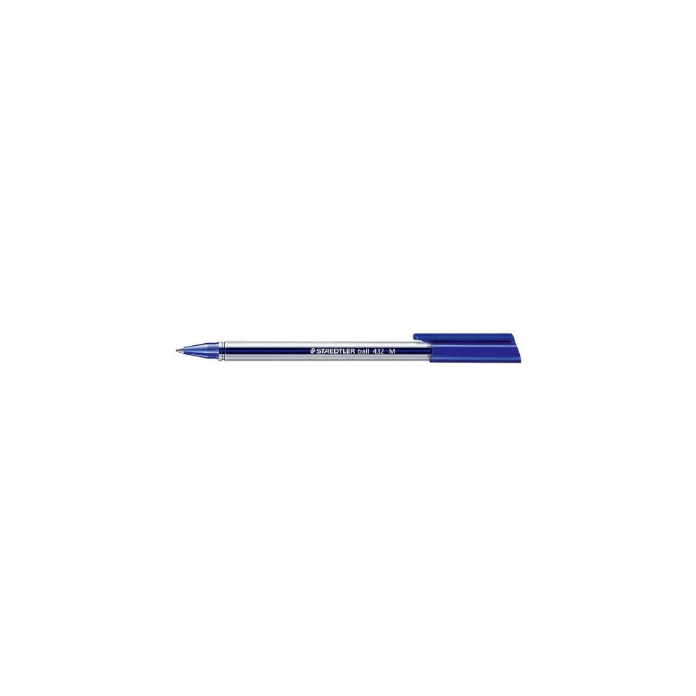 Stylo à bille triangulaire Staedtler 432 M / Bleu