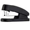 AGRAFEUSE DE BUREAU DELI NOIR 25F / E0325
