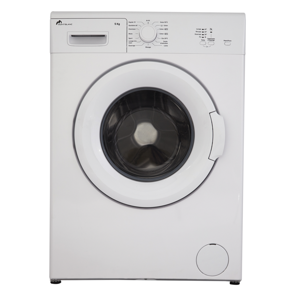 Machine à laver Automatique MontBlanc 5 Kg / Blanc