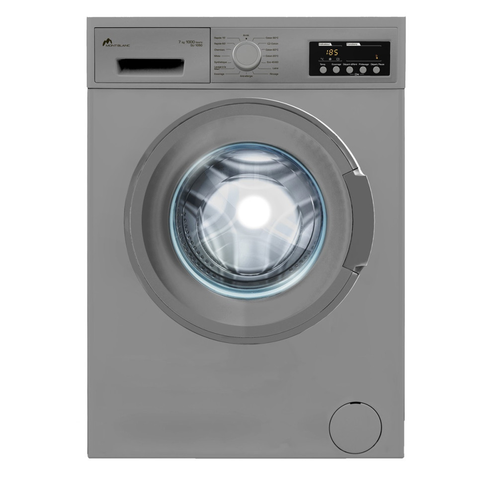 Machine à laver Automatique MontBlanc 7 Kg / Silver