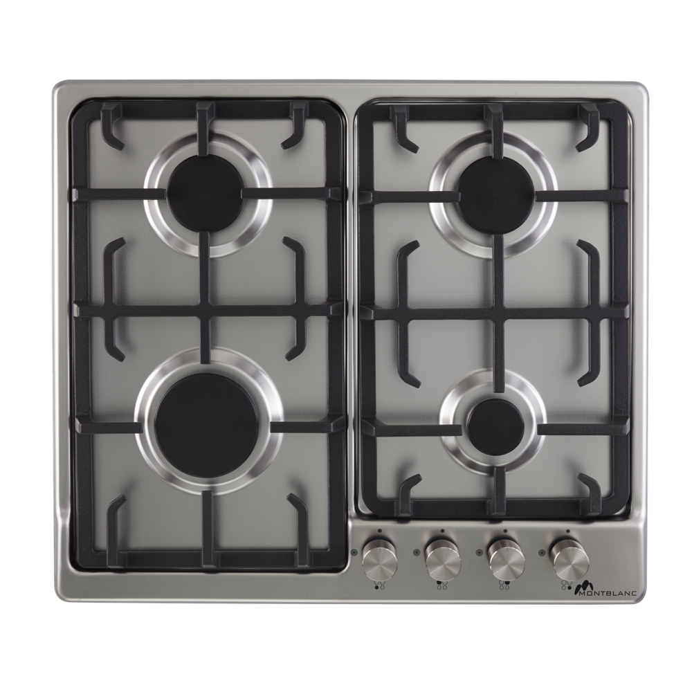 Plaque de cuisson MontBlanc 4 feux 60 cm / Inox
