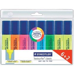 Pochette 8x Surligneurs Staedtler Textsurfer classic 364 A