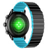 MONTRE CONNECTÉE KIESLECT CALLING WATCH KR 2 / NOIR Avec Casque Bluetooth P9 Bleu