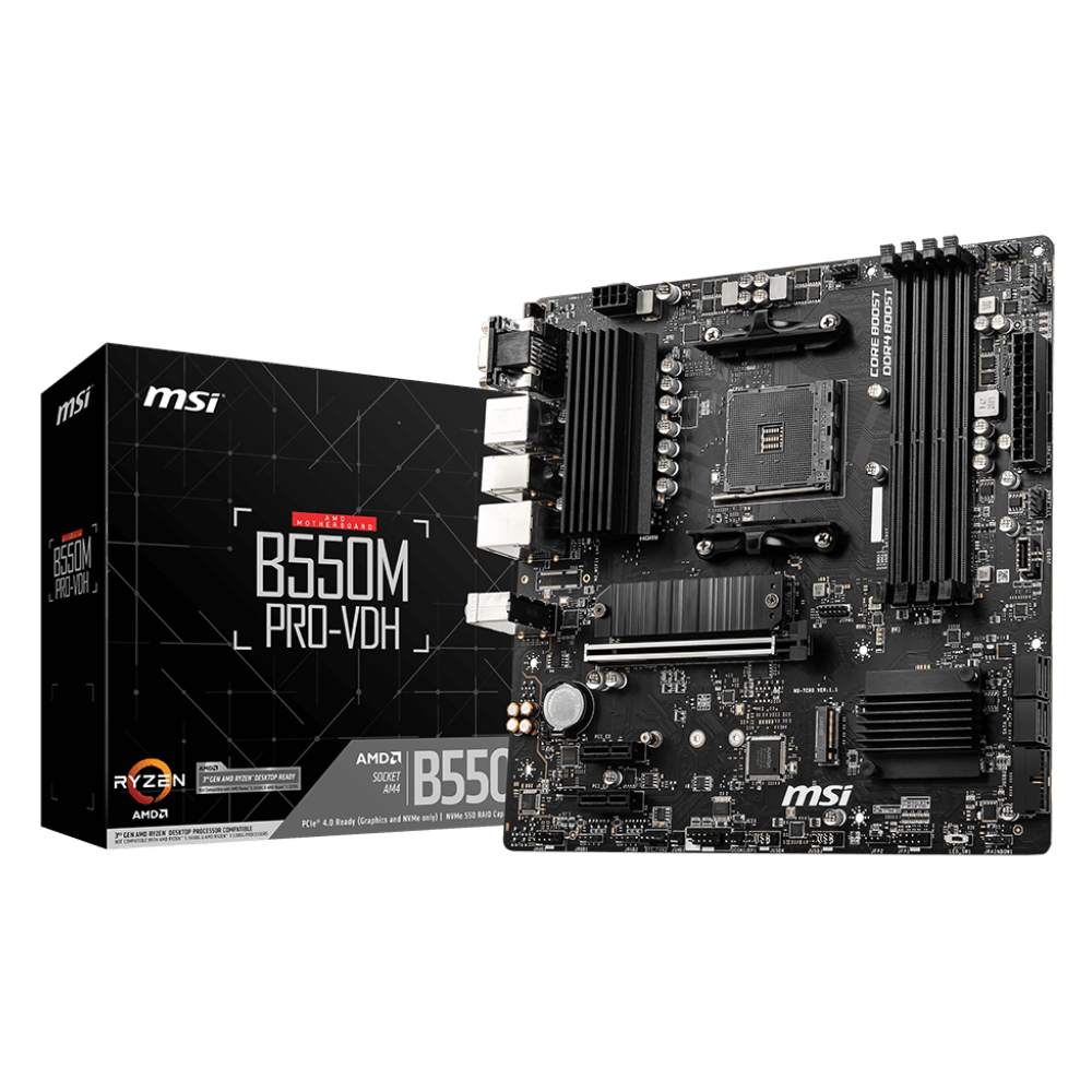 Carte mère MSI B550M PRO-VDH MATX DDR4