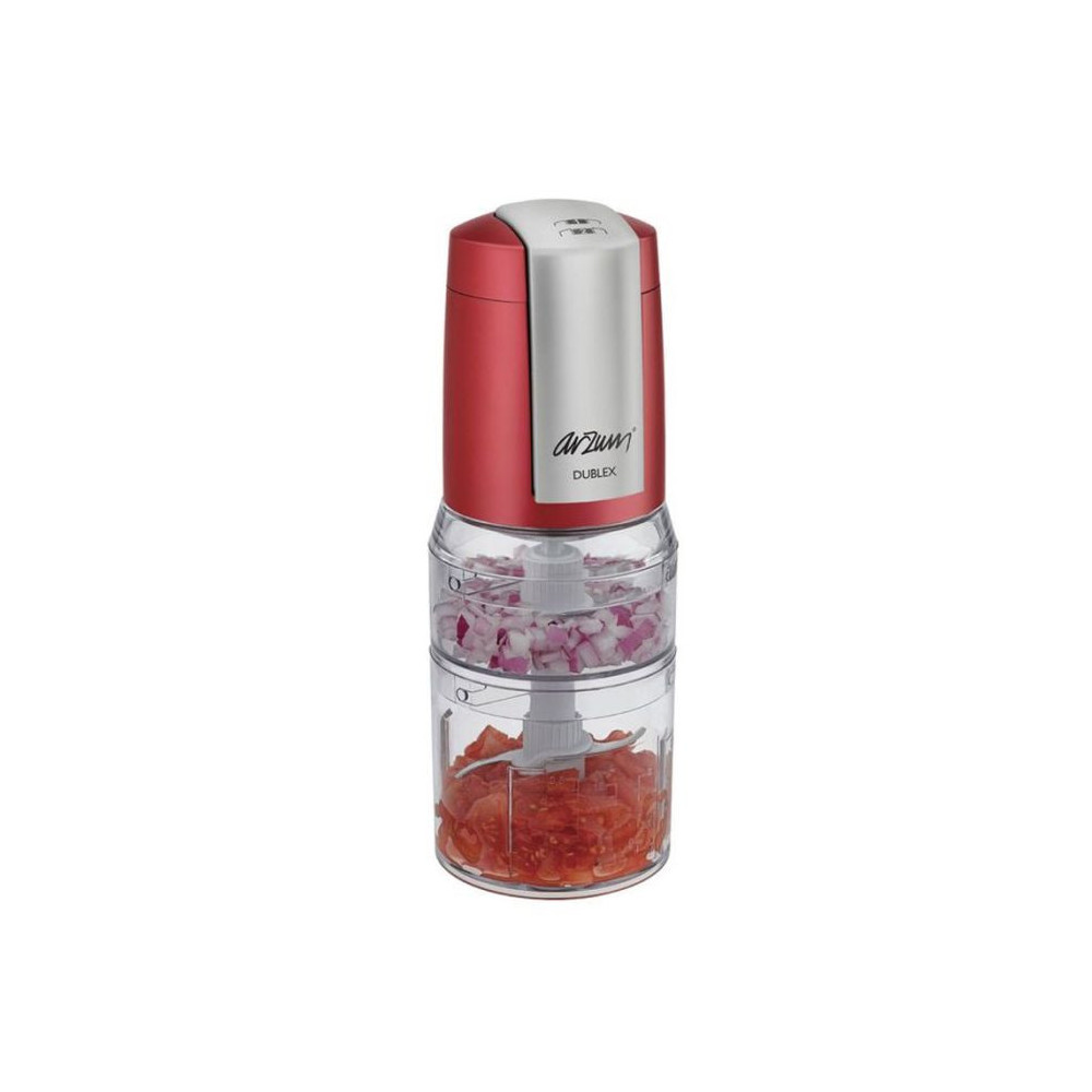 Hachoir ARZUM AR189GR Double Bol / 500 Watts / Rouge