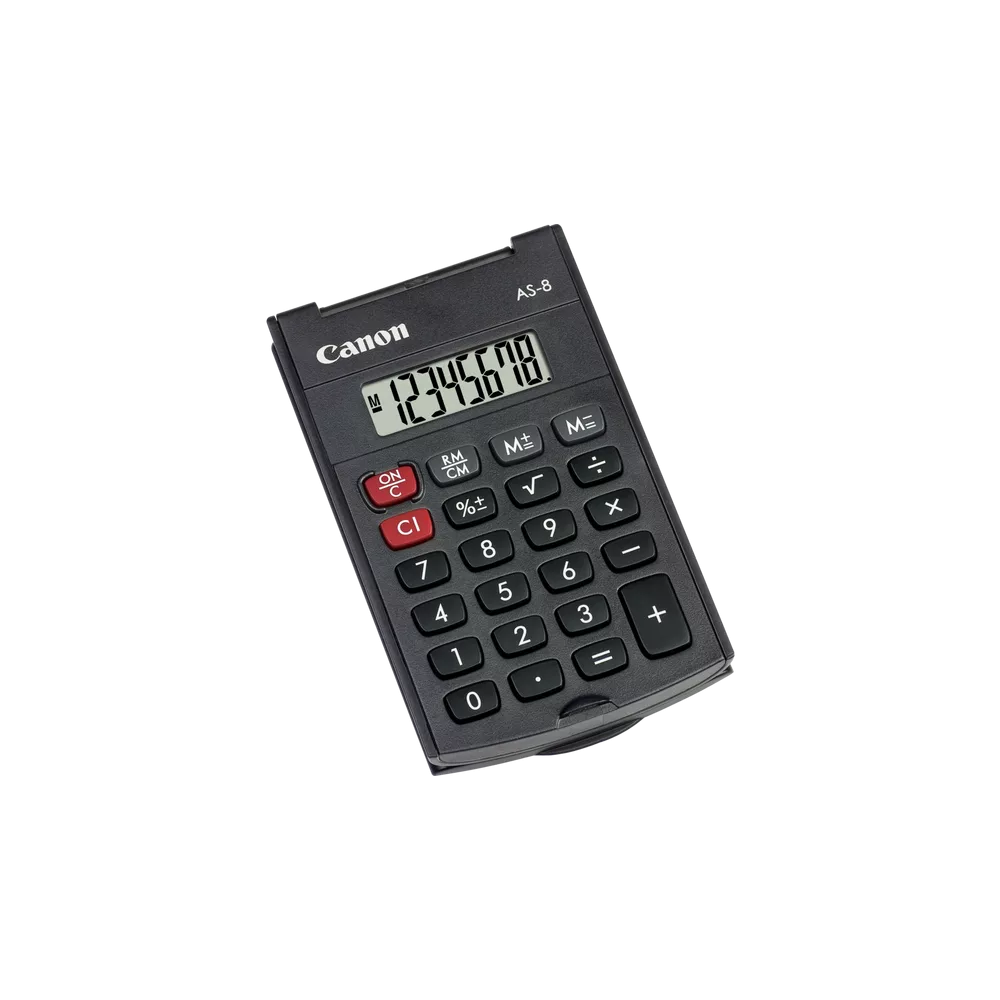 Calculatrice de bureau CANON AS-8 / Gris foncé