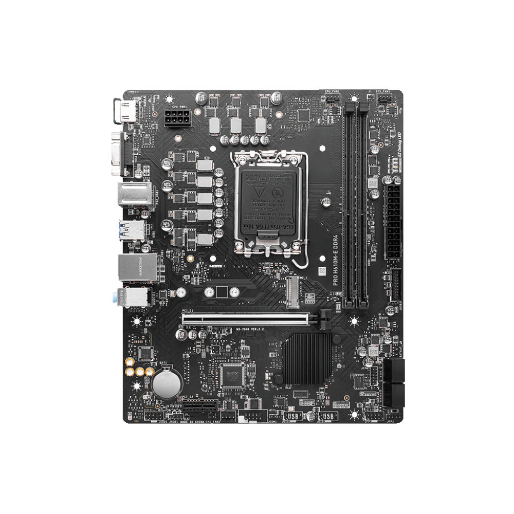 Carte mére MSI PRO H610M-E / Micro ATX / LGA1700 / DDR4