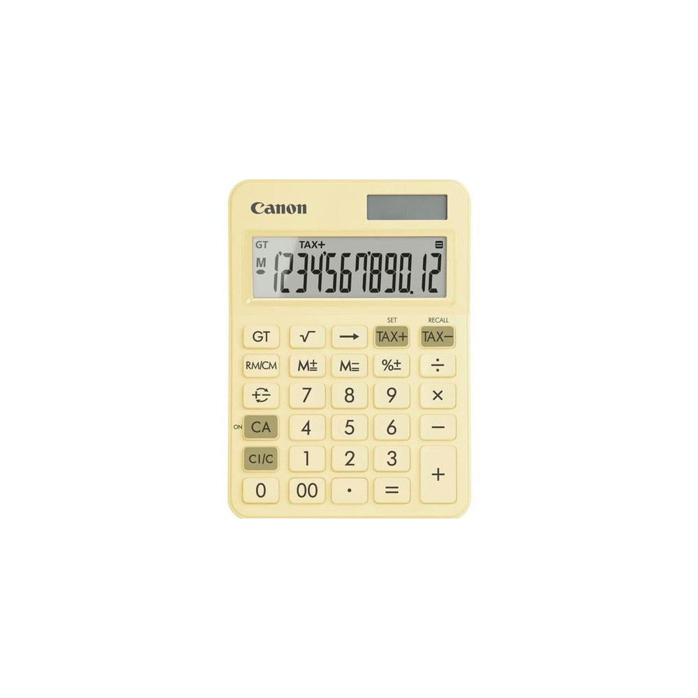 Calculatrice de bureau CANON LS-125KB-PYL / Jaune