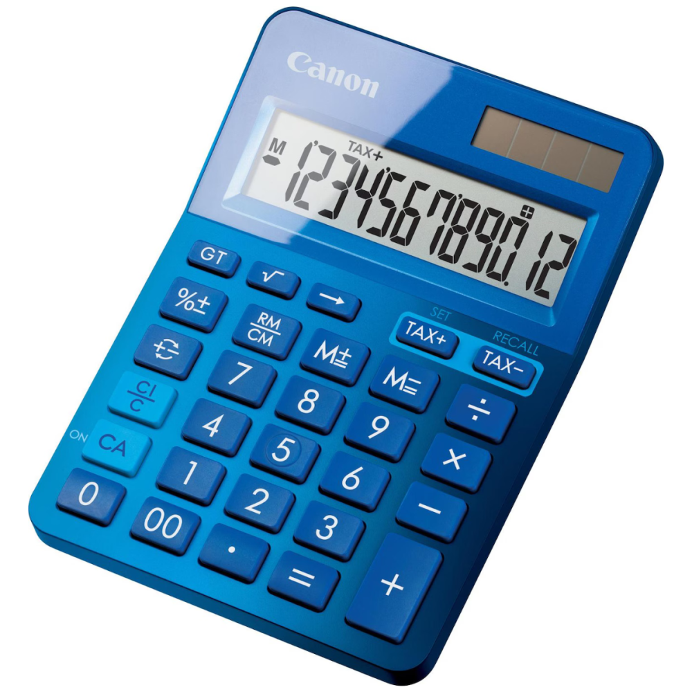 Calculatrice de bureau CANON LS-123K-MBL / Bleu