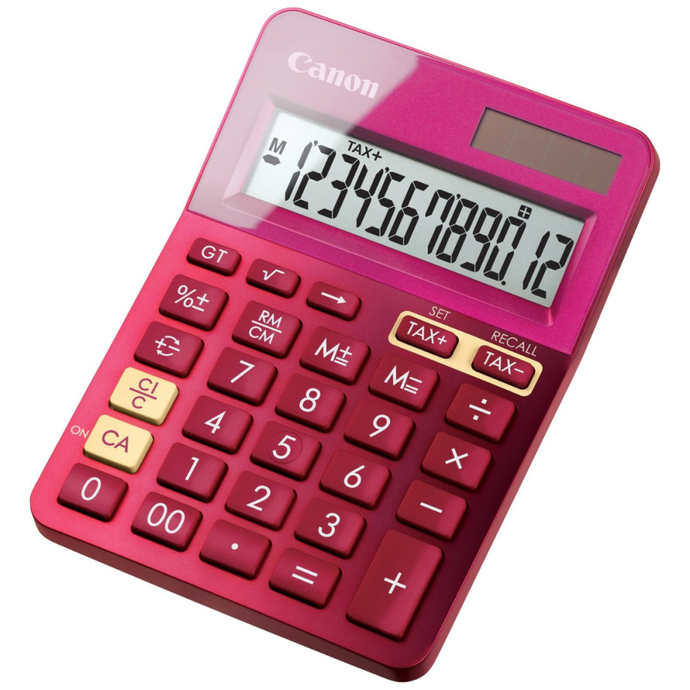 Calculatrice de bureau CANON LS-123K-MPK / Rose