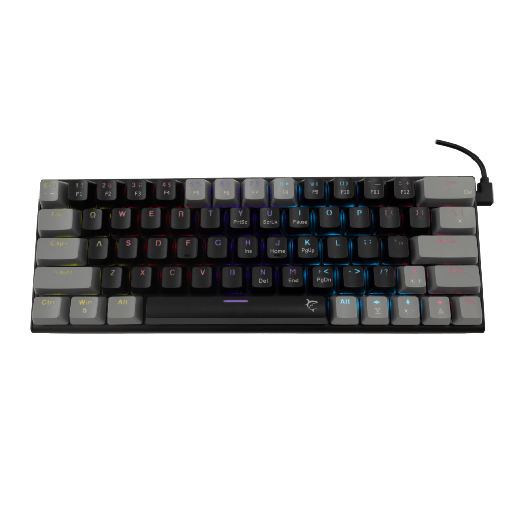 Clavier Gaming White Shark WAKIZASHI  GK-002111 / Red SWITCHES / Noir