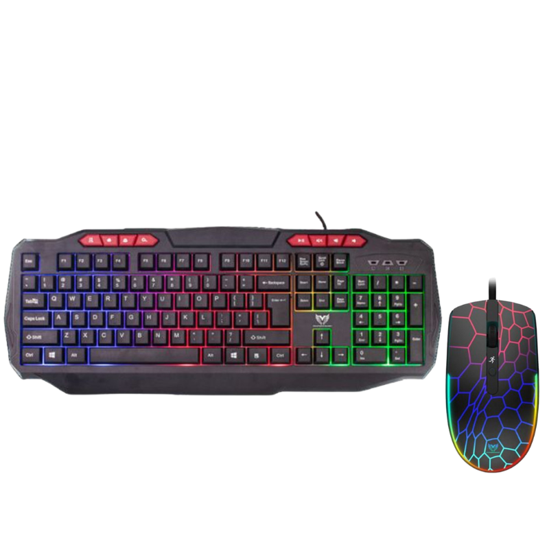Ensemble clavier et souris de jeu à membrane filaire Redragon S141