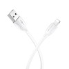 Câble Chargeur USB vers Lightning BOROFONE BX19 / 2.4A / Blanc