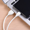 Câble Chargeur USB vers Lightning BOROFONE BX19 / 2.4A / Blanc