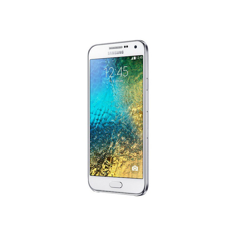 Téléphone Portable Samsung Galaxy E5 / Double SIM / Blanc + Puce DATA Ooredoo avec 1 mois (1 Go) d'internet