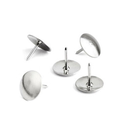 PUNAISE ARGENT 10MM 50 PCS