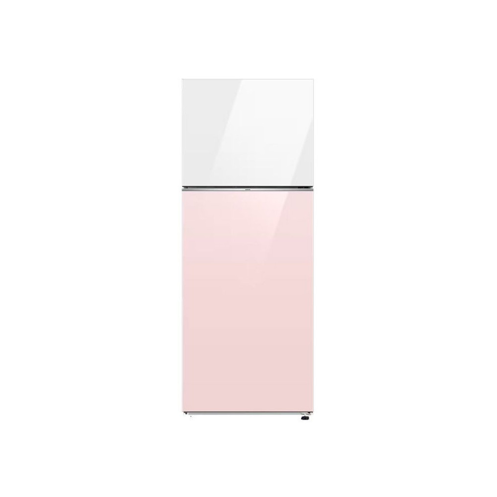 RÉFRIGÉRATEUR SAMSUNG BESPOKE No Frost INVERTER / DOUBLE PORTES / 460 Litres / ROSE & BLANC + MICRO ONDE MIDEA OFFERT
