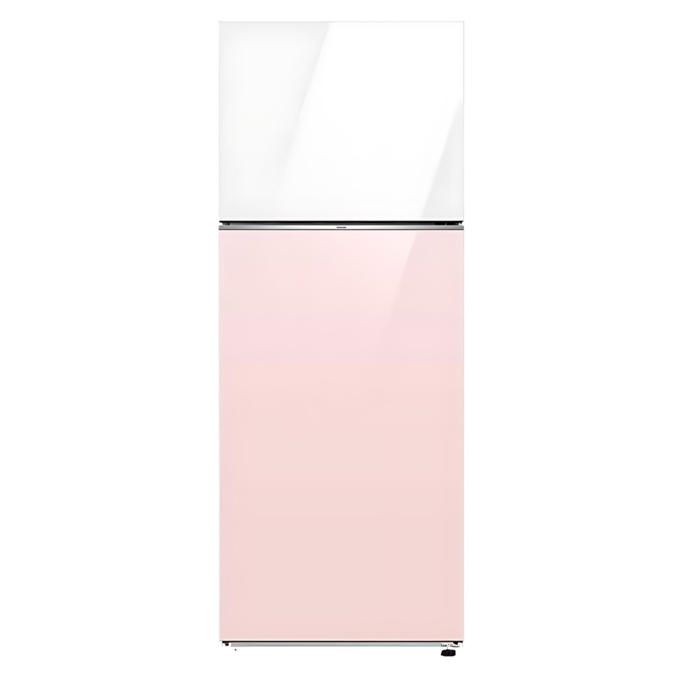 RÉFRIGÉRATEUR SAMSUNG BESPOKE No Frost INVERTER / DOUBLE PORTES / 460 Litres / ROSE & BLANC + MICRO ONDE MIDEA OFFERT