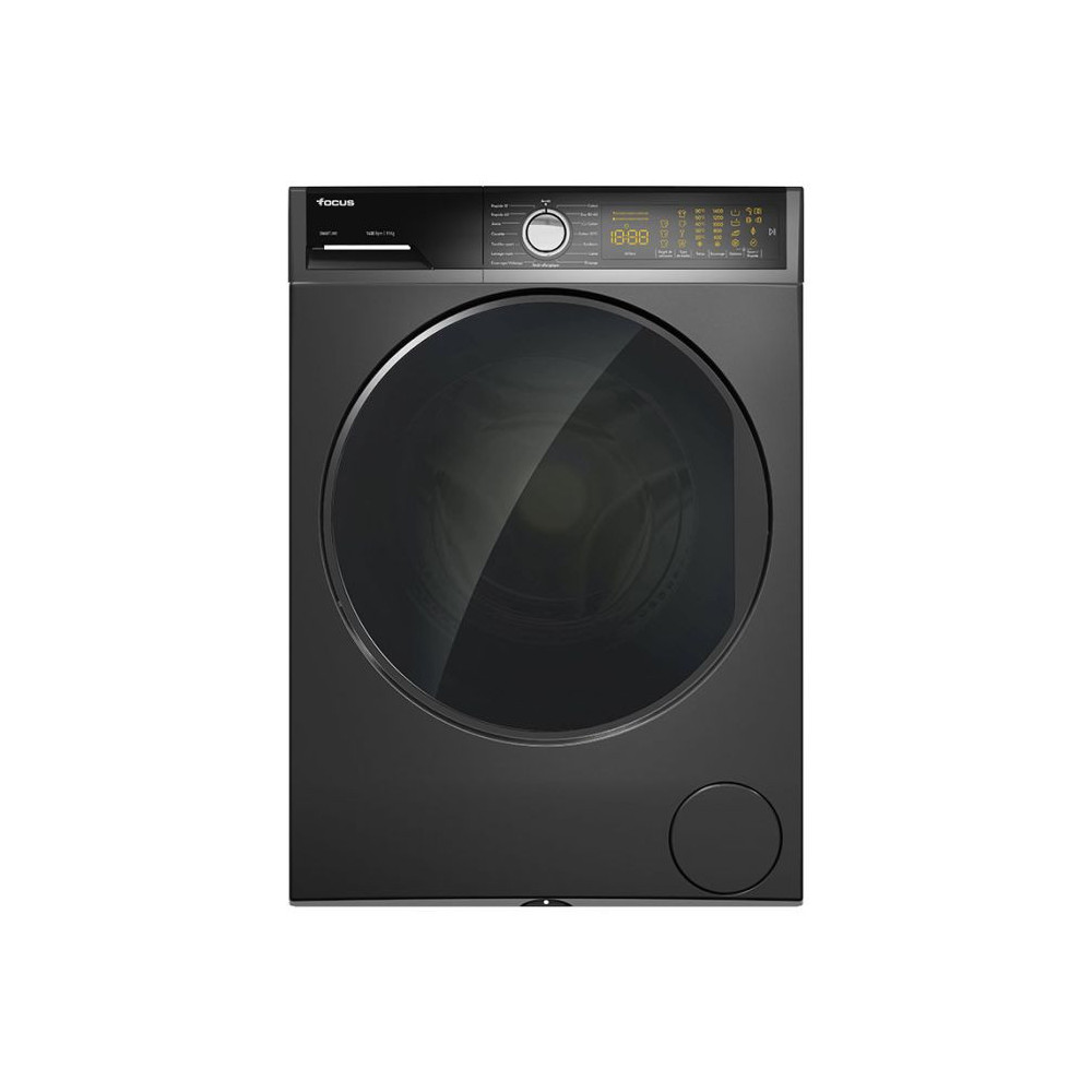 MACHINE A LAVER FRONTALE FOCUS / 11KG / 1400 TOURS / GRIS FONCÉ
