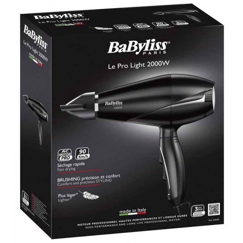 Sèche Cheveux Babyliss Pro Light 2000W