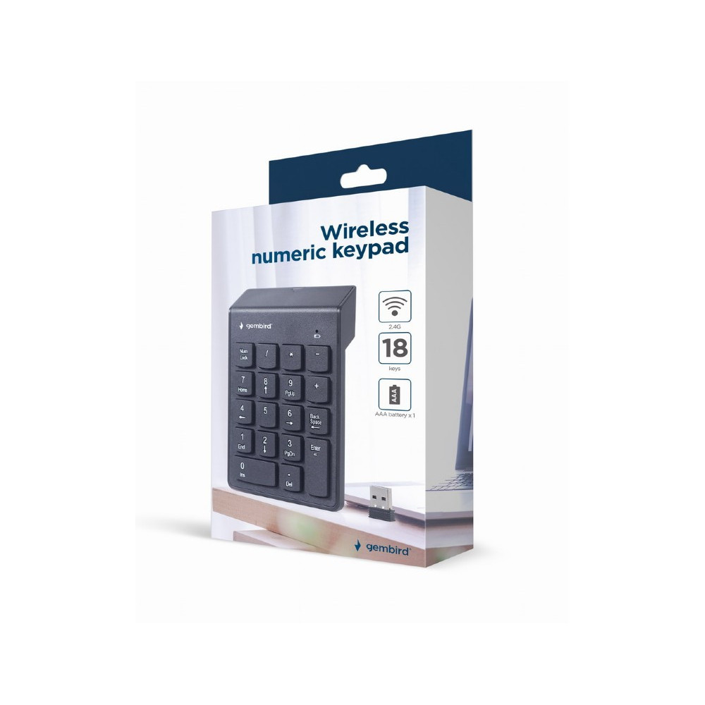 Clavier numérique GEMBIRD KPD-W-02  Sans fil