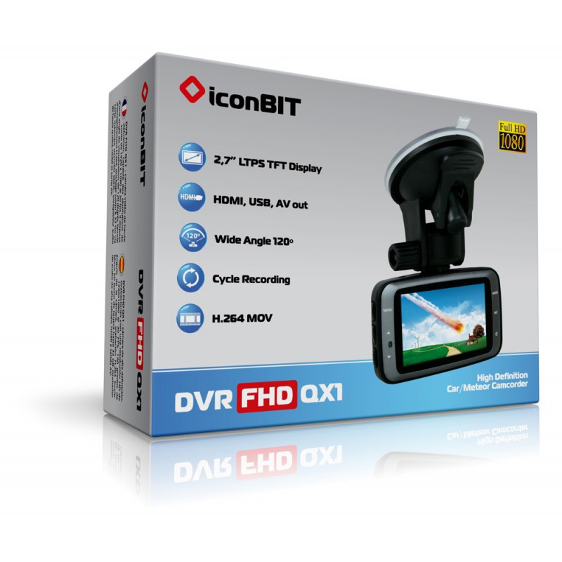 DVR Automobiles professionnel iconBIT DVR FHD QX1