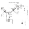 Support De Bureau GEMBIRD MA-DA2P-01 / 17"-32"