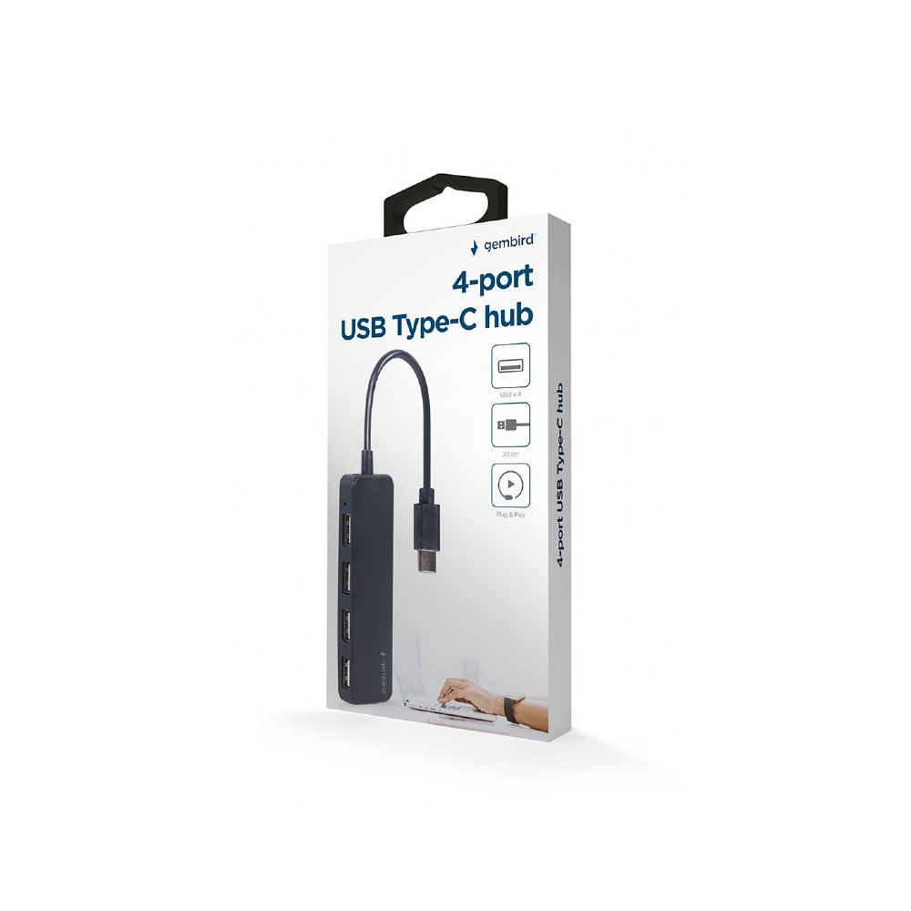Hub USB 2.0 GEMBIRD 4 ports