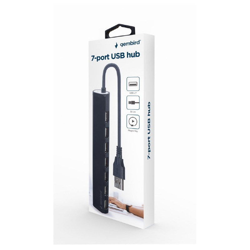 Hub USB 2.0 GEMBIRD 7 ports