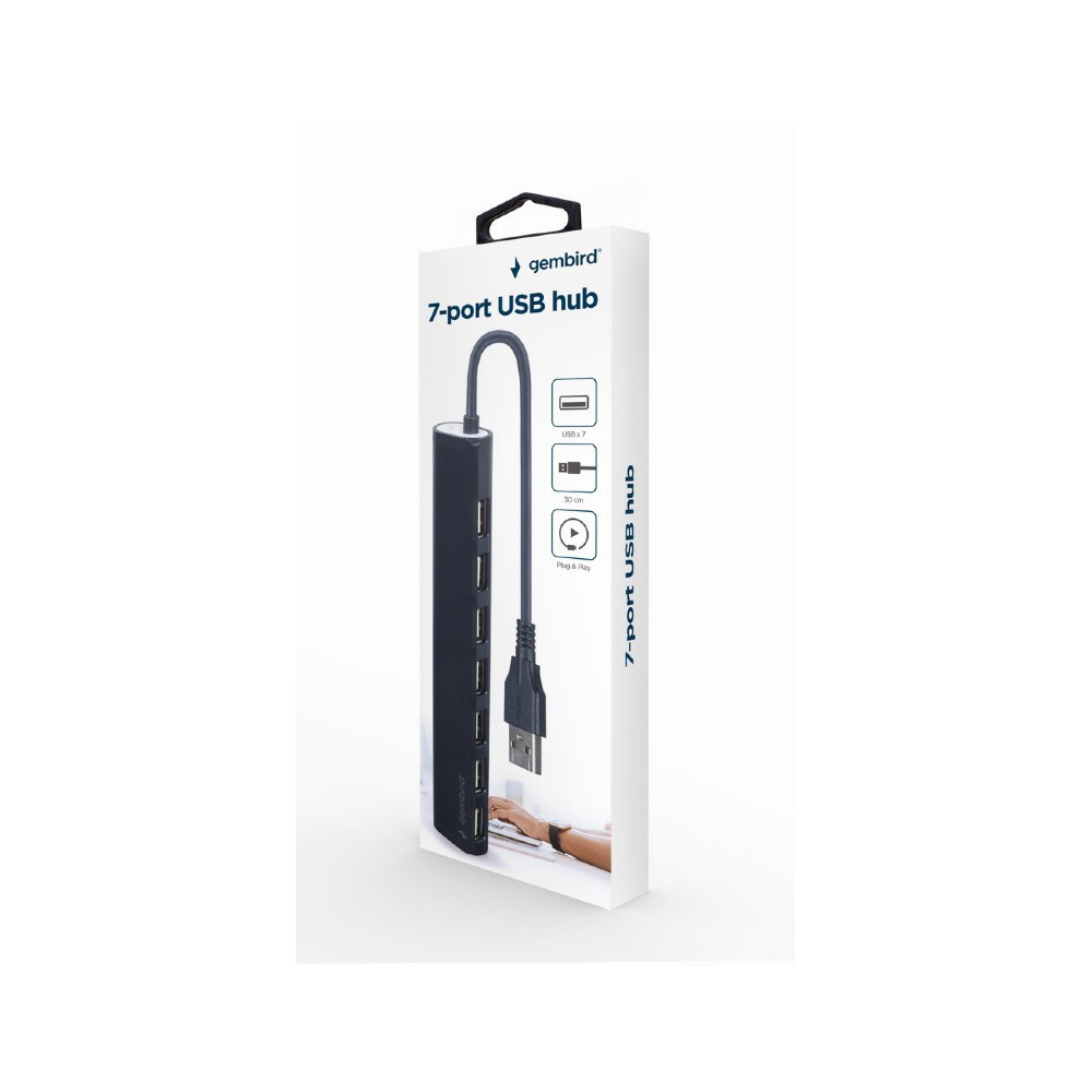 Hub USB 2.0 GEMBIRD 7 ports