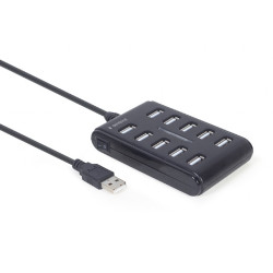 Hub USB 2.0 GEMBIRD 10 ports