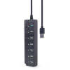 Hub USB GEMBIRD 7 ports