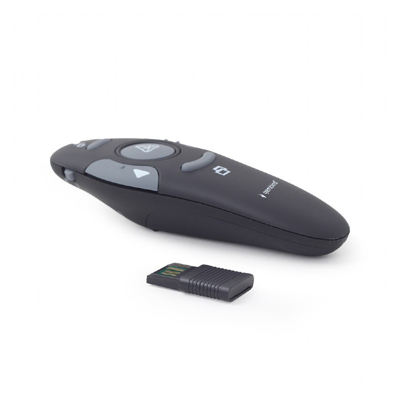 Télécommande de présentation pointeur laser rouge Presenter Expert K72425EU sur