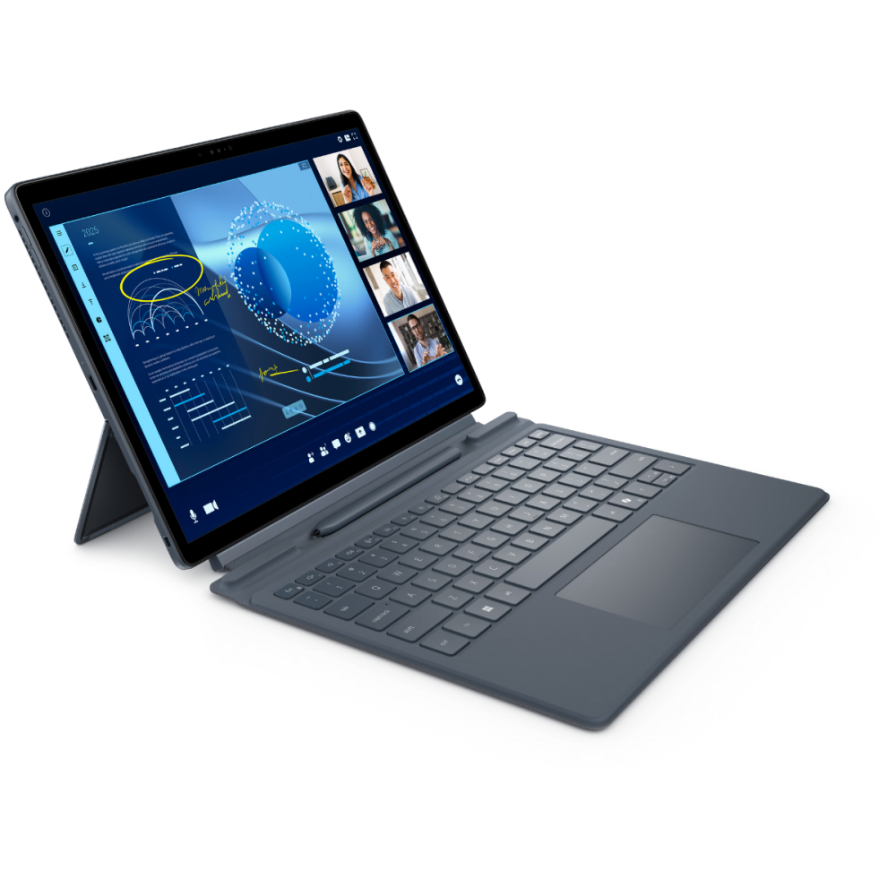 Pc Portable DELL Latitude 7350 détachable / Ultra 7 164U / 32 Go / 512 Go SSD / Windows 11 Pro / Gris
