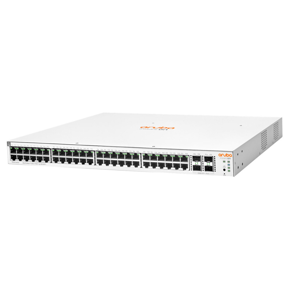HPE Networking Instant On 1930 48G Class4 PoE 370W Avec 4 ports SFP+