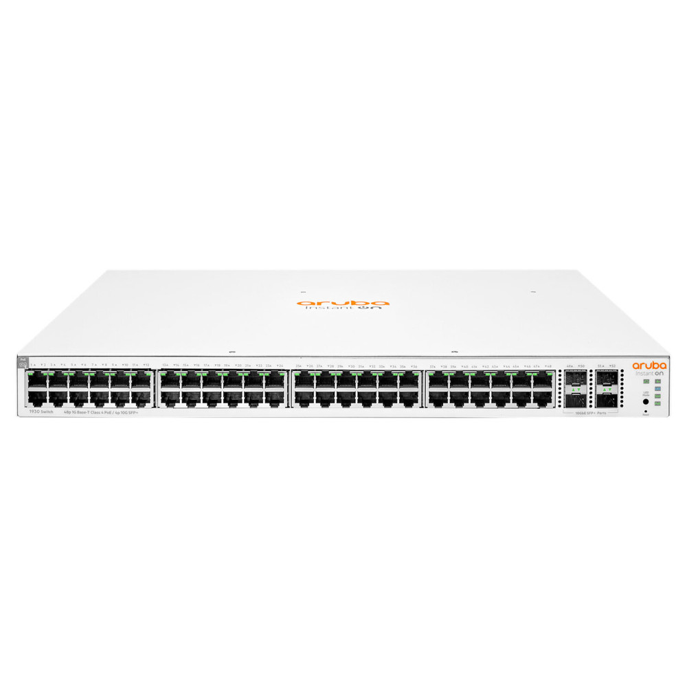 HPE Networking Instant On 1930 48G Class4 PoE 370W Avec 4 ports SFP+