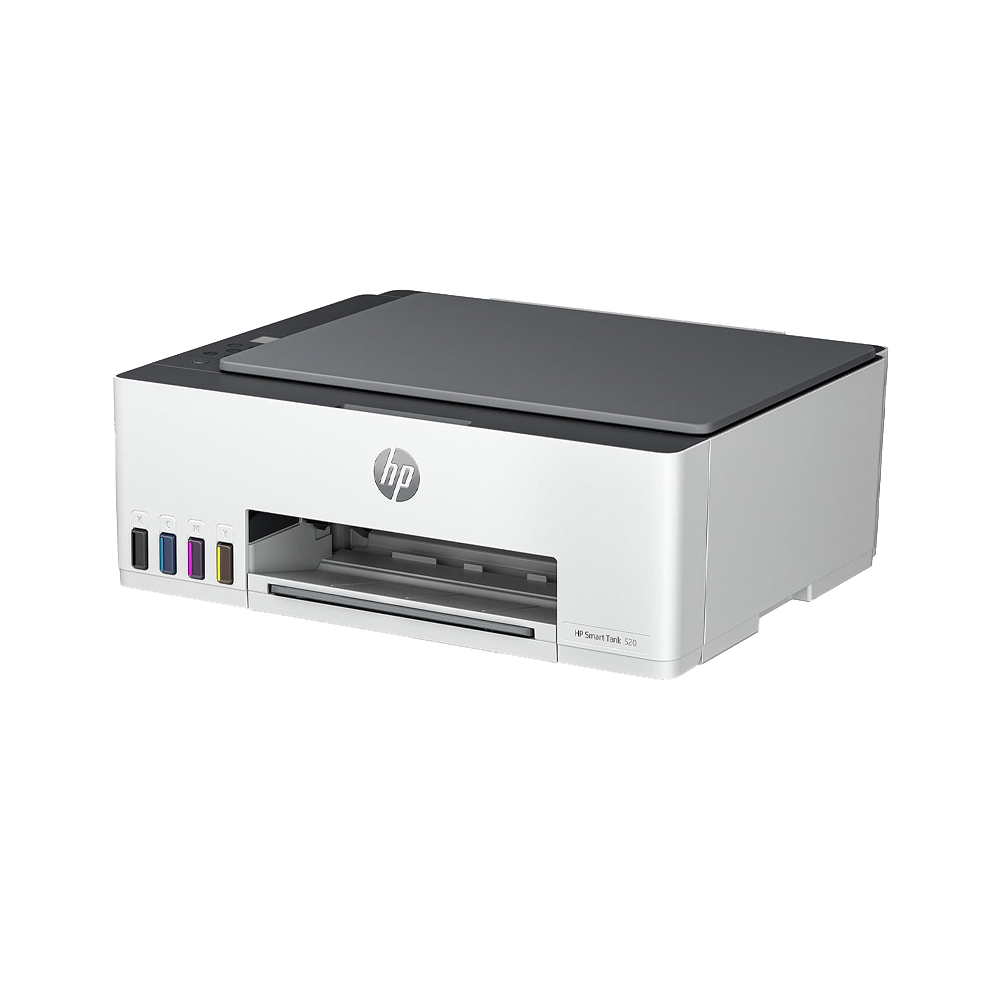Imprimante HP 3en1 SMART TANK 520 COULEUR + 6 Bouteilles d'encre HP Incluses
