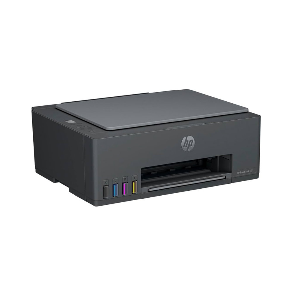 Imprimante HP 3en1 SMART TANK 581 COULEUR / WI-FI + 4 Bouteilles d'encre HP Incluses